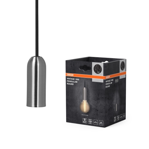 1906 PENDULUM ROUND E27 CH         OSRAM