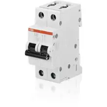ABB circuit breaker S202 2-pole. 6A B 6kA