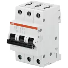 ABB circuit breaker S203 3-pole. 16A B 6kA