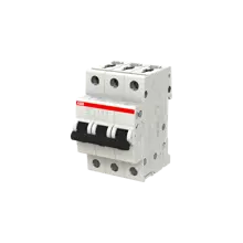 ABB circuit breaker S203M 3-pole. 6A B 10kA