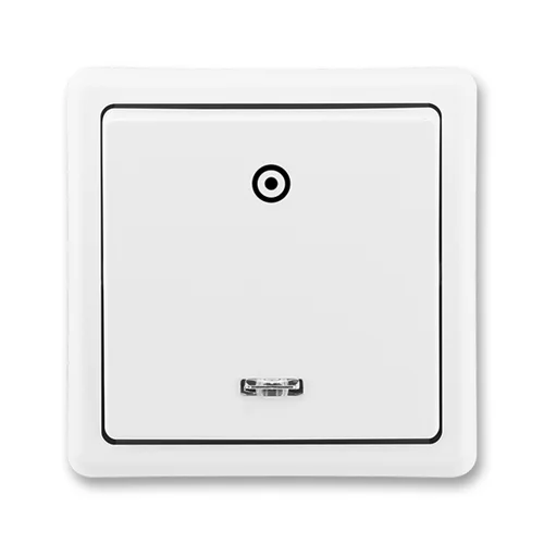 ABB CLASSIC push-button controller o1/0So; bright white