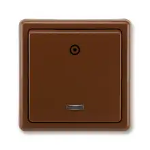 ABB CLASSIC push button controller o1/0So; brown