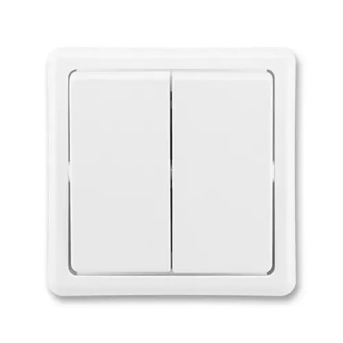 ABB CLASSIC serial switch r.5; white