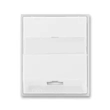 ABB ELEMENT socket cover. ISDN; white/ice white