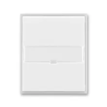 ABB ELEMENT switch cover simple field description; white/ice white