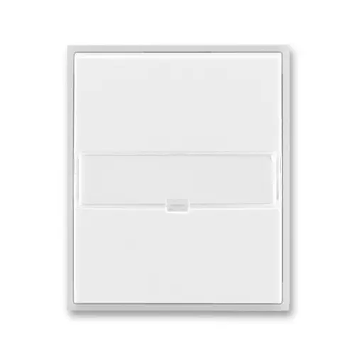 ABB ELEMENT switch cover simple field description; white/ice white