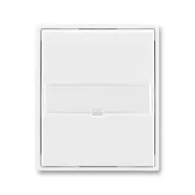 ABB ELEMENT switch cover simple field description; white