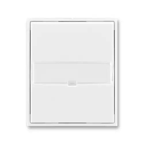 ABB ELEMENT switch cover simple field description; white