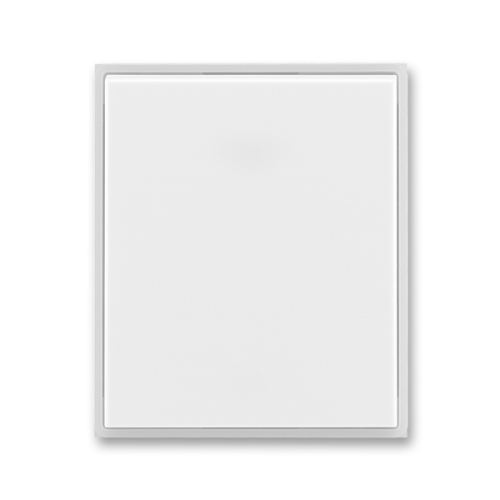 ABB ELEMENT switch cover simple; white/ice white