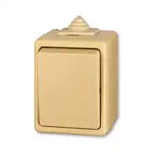 ABB PRAKTIK alternating switch r.6 IP44; beige