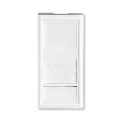 ABB PROFIL socket module. data 22.5x45 for RJ45 connector; white