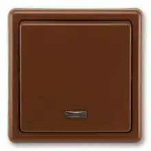 ABB switch 1-pole orient.doutnav. CLASSIC shifting 1So brown