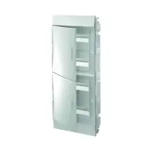 ABB switchboard.under.plaster Mistral41F 48mod. IP41 solid. door white N/PE