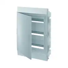 ABB switchboard.under.plaster Mistral41F 54mod. IP41 solid. door white N/PE