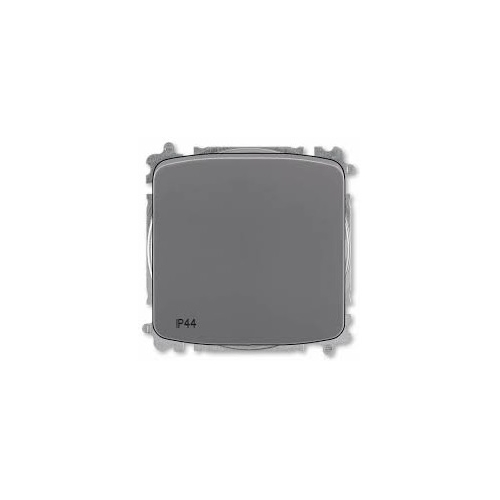 ABB TANGO alternating switch r.6 without screws. IP44; smoke gray