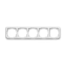 ABB TANGO five-fold horizontal frame; white