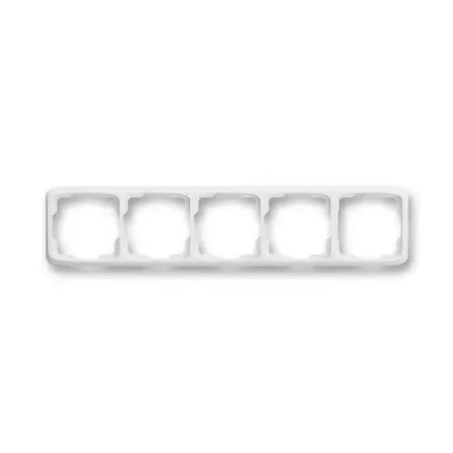 ABB TANGO five-fold horizontal frame; white