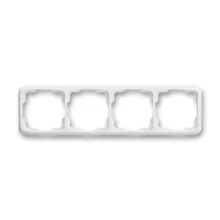 ABB TANGO frame quadruple horizontal; white