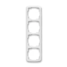 ABB TANGO frame quadruple vertical; white