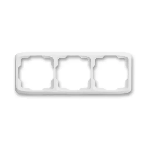 ABB TANGO frame triple horizontal; white