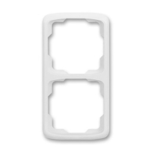 ABB TANGO rámeček dvojnásobný svislý ; bílá
