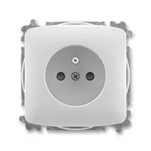 ABB TANGO socket. 1-us. 2P+PE shutters without screws. ;grey
