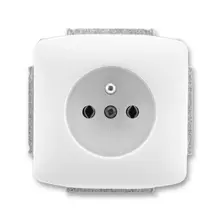 ABB TANGO socket. 1-us. 2P+PE; white