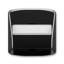 ABB TANGO socket cover. telephone single ; black