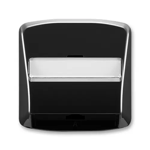 ABB TANGO socket cover. telephone single ; black