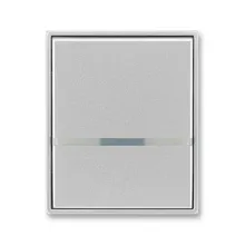 ABB TIME switch cover single window ;titanium