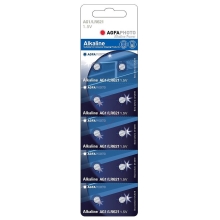 AGFAPHOTO alkaline button battery LR60-LR621-AG1-364, blister 10pcs