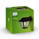Alpenglow down wall lantern black 1x60W