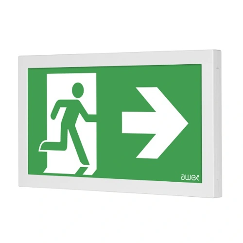 AWEX emergency light LED INFINITY-II BWS 2W SA/SE/CB IP41 attachment; white ADP