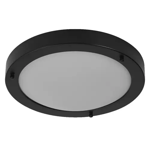 Bathroom Ceiling Luminaire IP44 E27 310mm E27 Black
