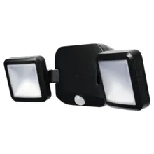 Battery LED Spotlight Double 10W 4000K IP54 Black