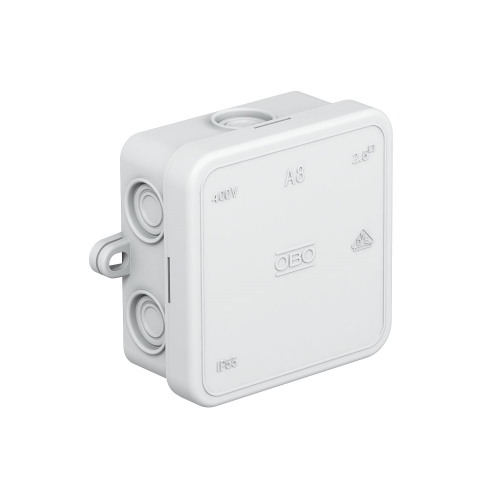 BETTERMANN junction box A8VDE 75x75x36mm IP55; grey