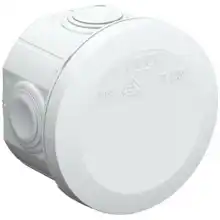 BETTERMANN plaster box T 25 RW O80x51mm IP65; white