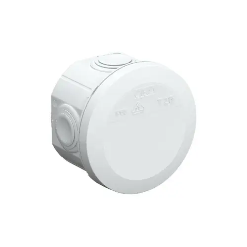BETTERMANN plaster box T 25 RW O80x51mm IP65; white