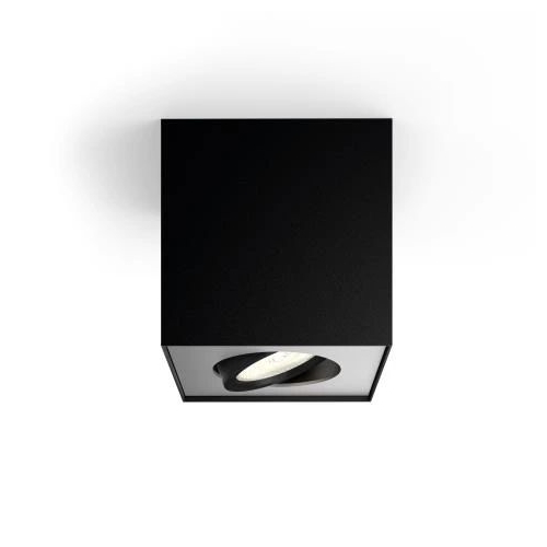 BOX single spot black 1x4.5W SELV