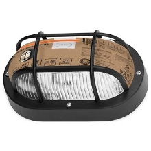 BULKHEAD ESSENTIAL OVAL E27 BK     OSRAM