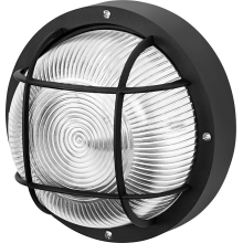 BULKHEAD ESSENTIAL ROUND E27 BK    OSRAM