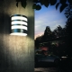 Calgary wall lantern inox 1x3.5W 230V