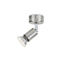 CARREA single spot nickel 1x50W 230V