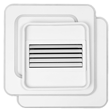 CEILING FAN GRILL SQUARE 55W CCT WTLEDV