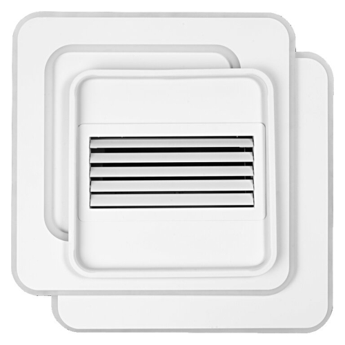 CEILING FAN GRILL SQUARE 55W CCT WTLEDV
