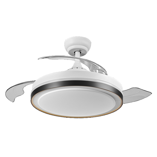 Ceiling fan Retractable 1070 66W White