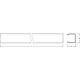 COVERS FOR LED STRIP PROFILES -PC/W01/C/1