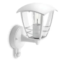 Creek IR wall lantern white 1x60W 230V