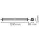 DAMP PROOF FLEX THROUGHWIRING 1200 P 34W ML 840 IP66