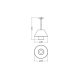 DECOR BAMBOO PAPER HUT PEND 280 E27LEDV